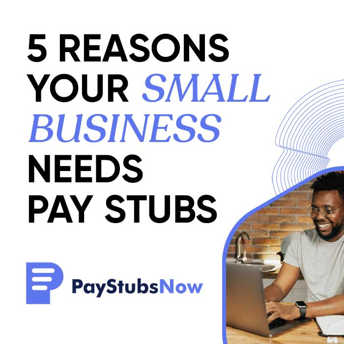 small business pay stubs