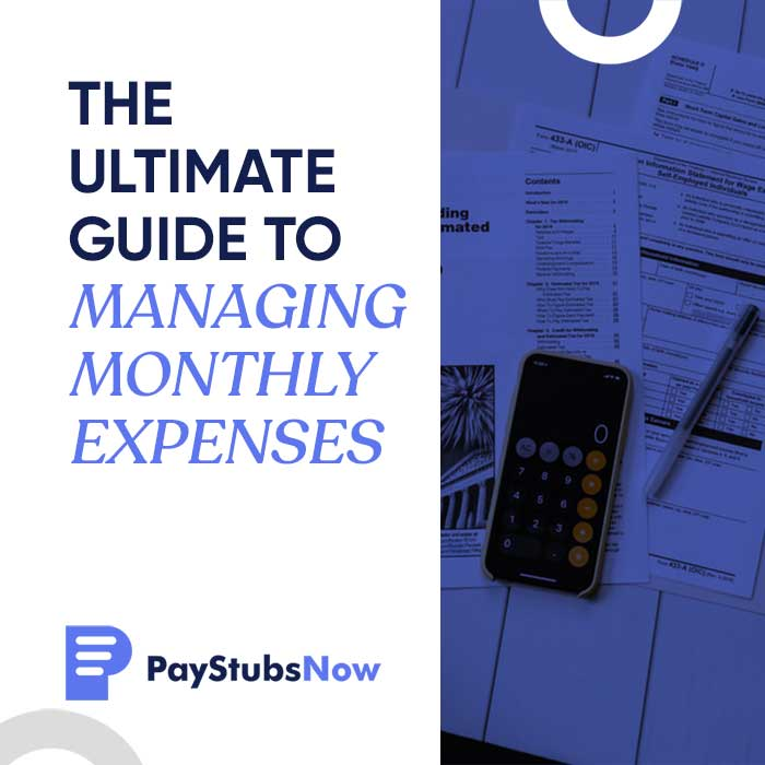 Monthly expenses