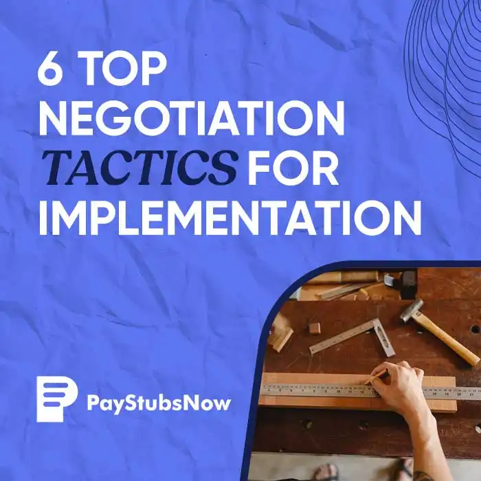 Negotiation Tactics