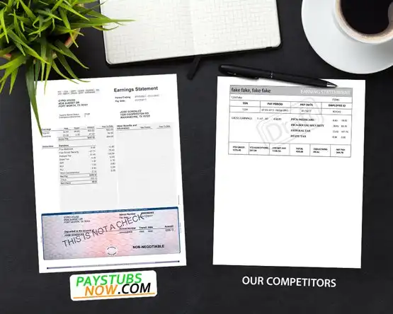 a paystub generator template Paystubsnow