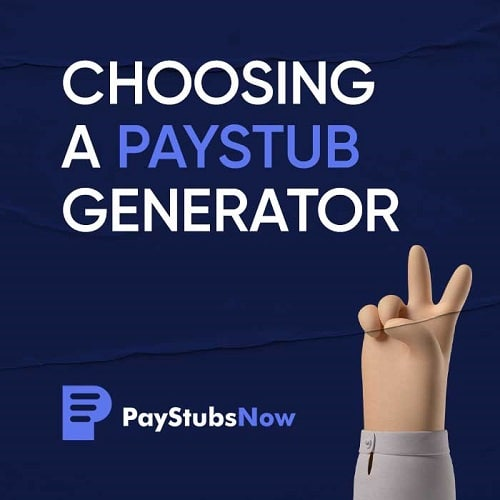 a paystub generator