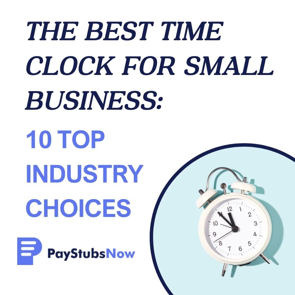 The top ten time clock solutions for small businesses