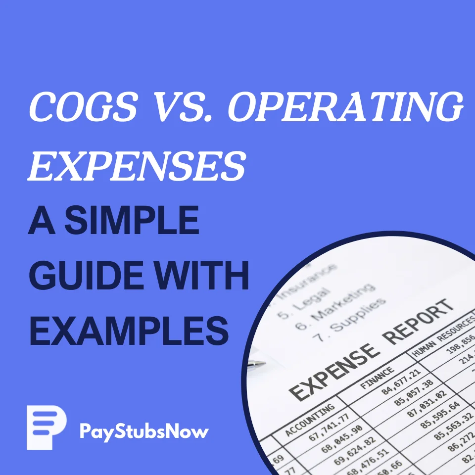 COGS vs. Operating Expenses: A Simple Guide With Examples