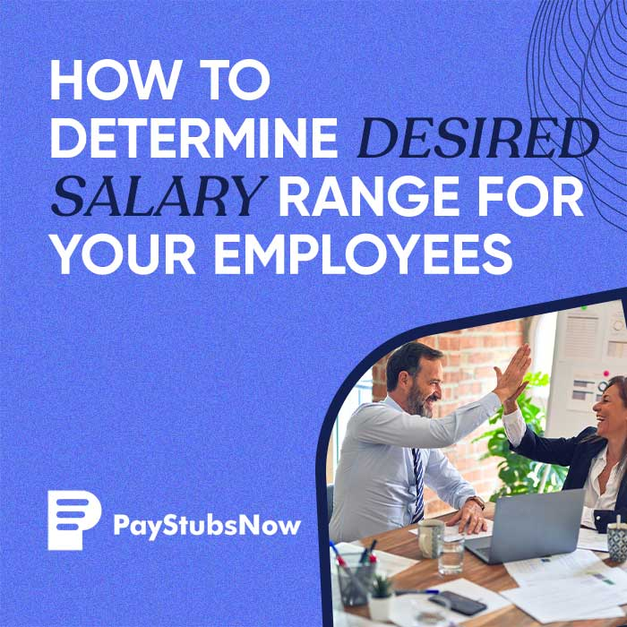 desired salary range