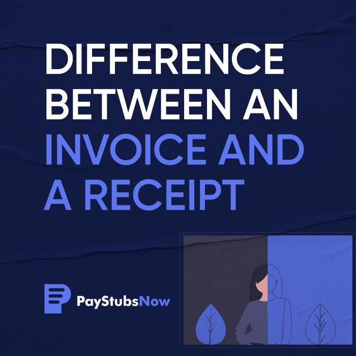 difference invoice and receipt