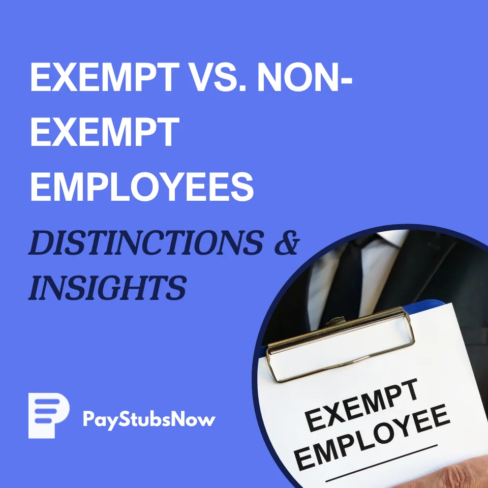 Exempt vs non-exempt