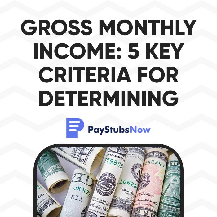 gross monthly income