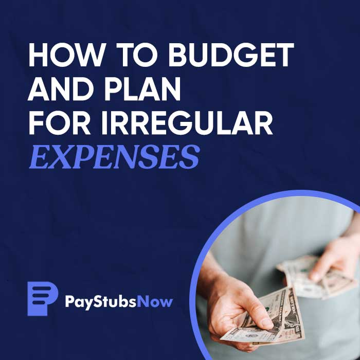 Irregular expenses