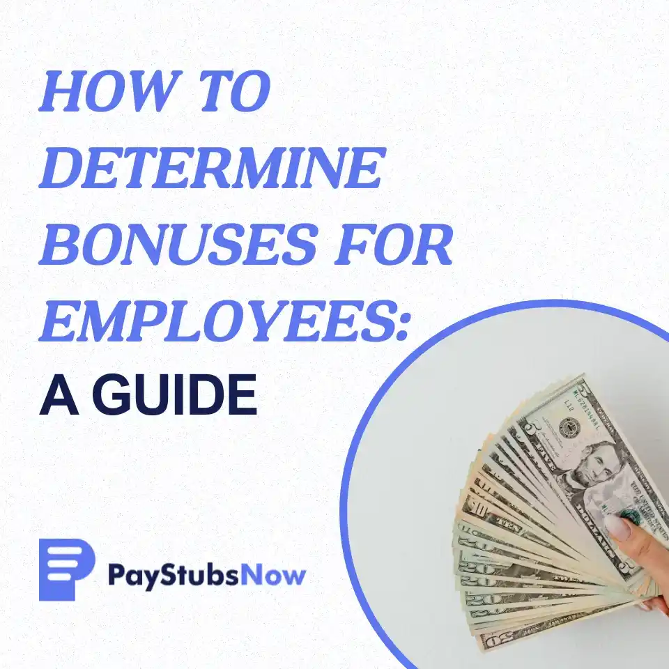 how to determine bonuses for employees