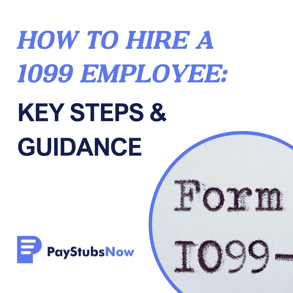 A guide to hiring a 1099 employee