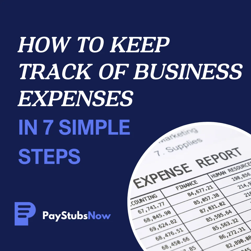 How to keep track of business expenses in seven simple steps