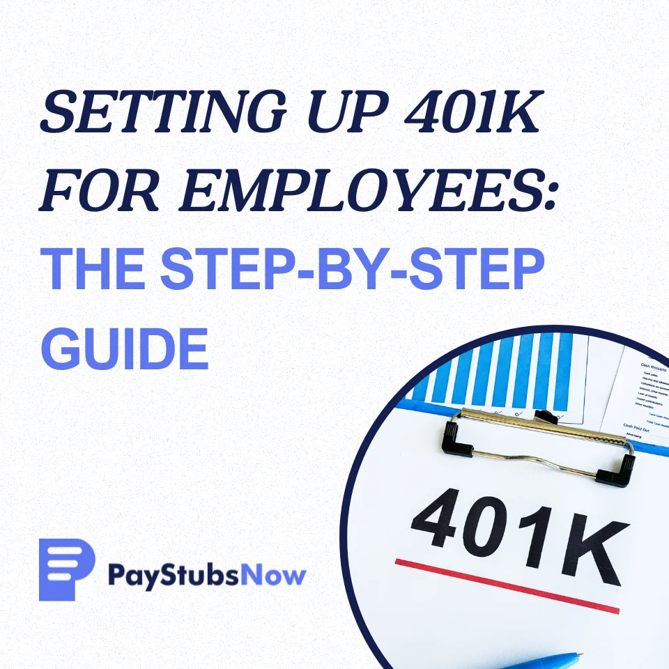 how to set up 401k for employees