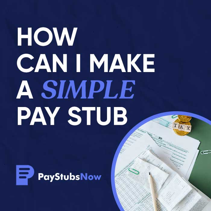 simple paystub