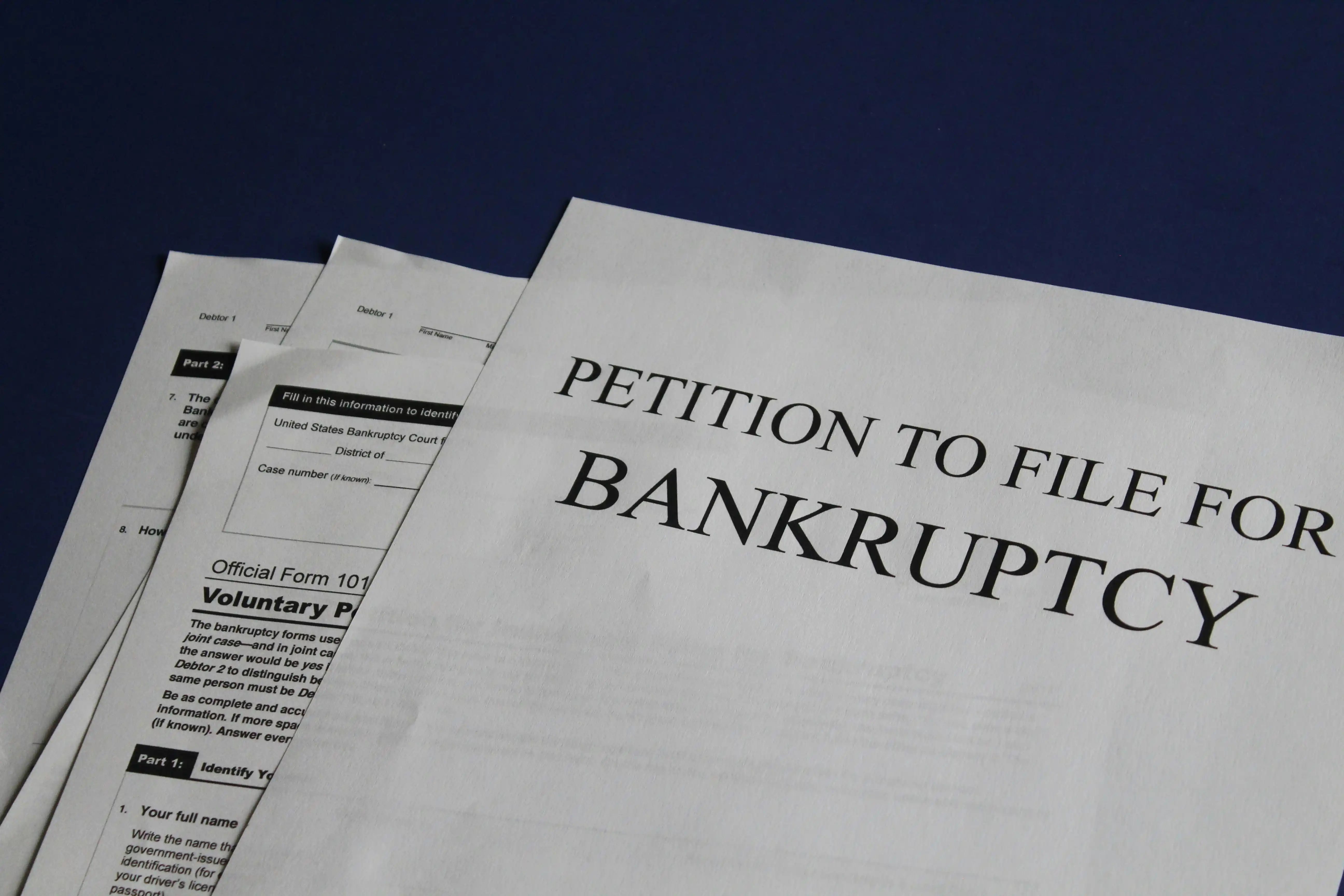 Petition to file for bankruptcy, step by step guide to personal bankruptcy in america