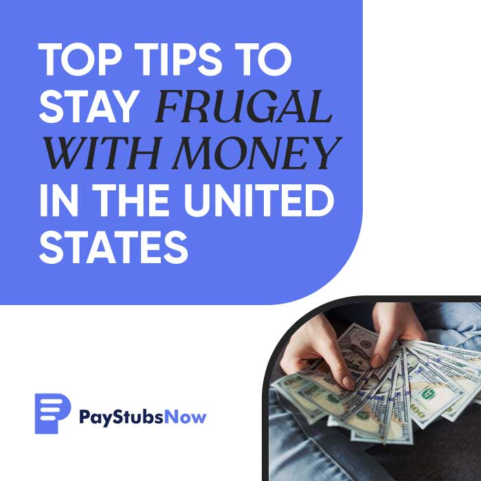 stay frugal with money