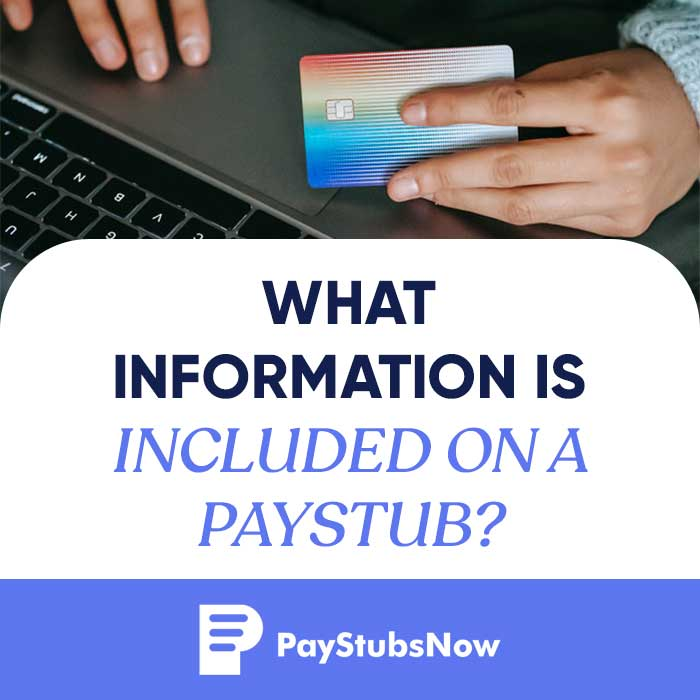 paystub information