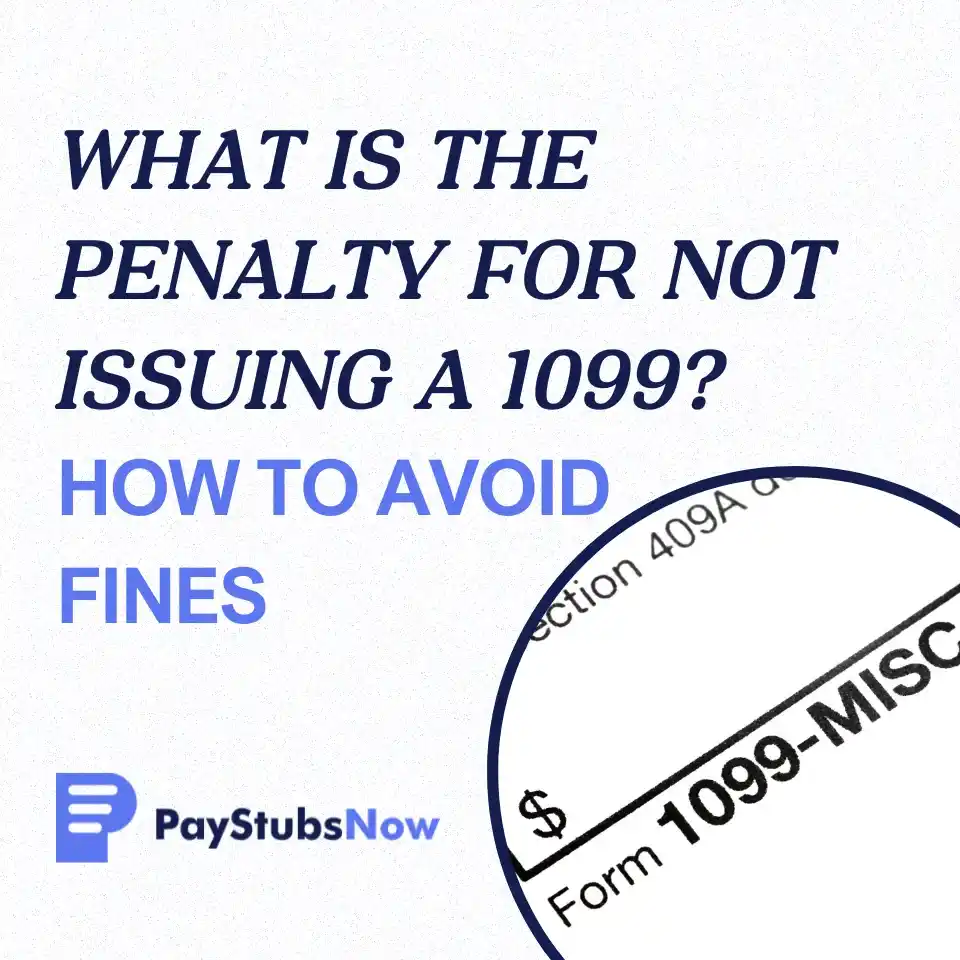 what is the penalty for not issuing a 1099