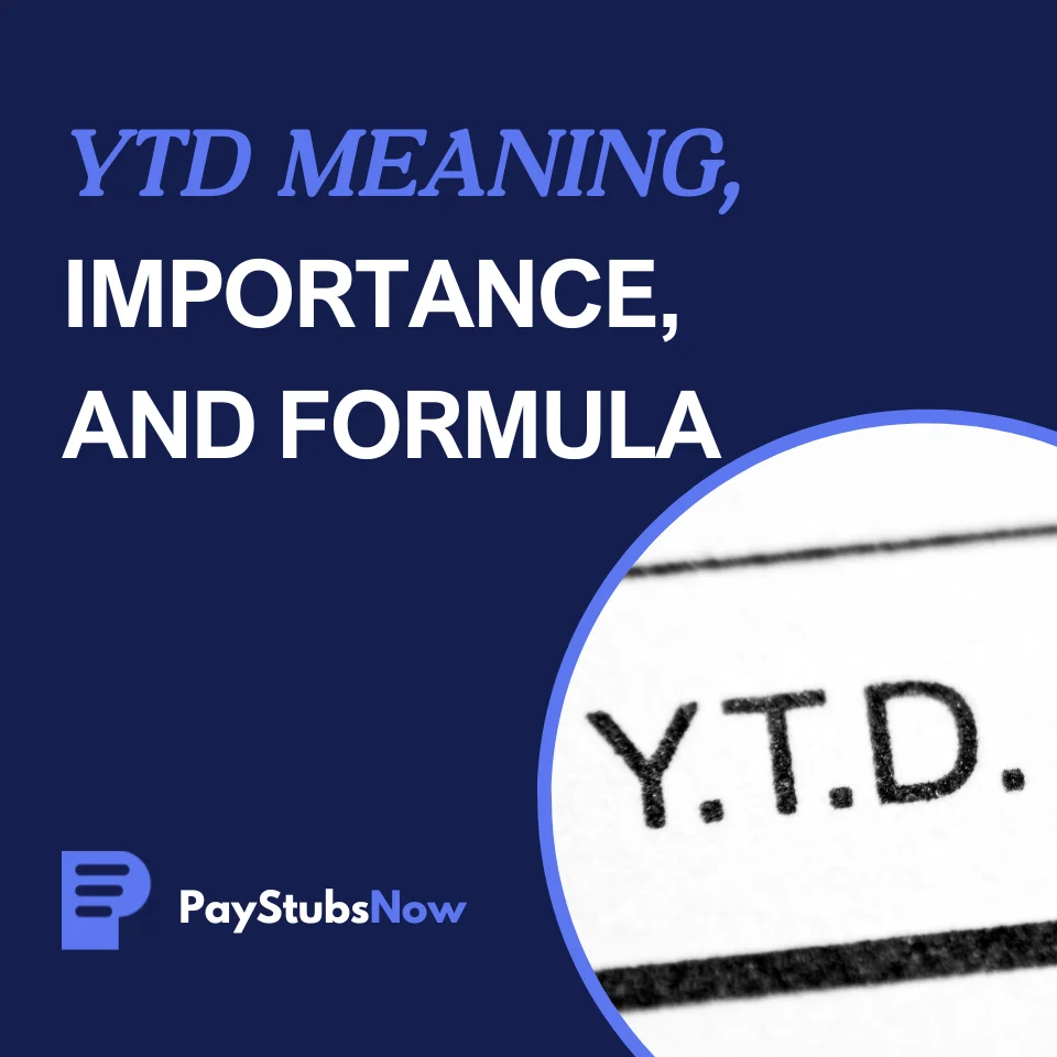 Year-to-Date (YTD) Meaning, Importance, and Formula